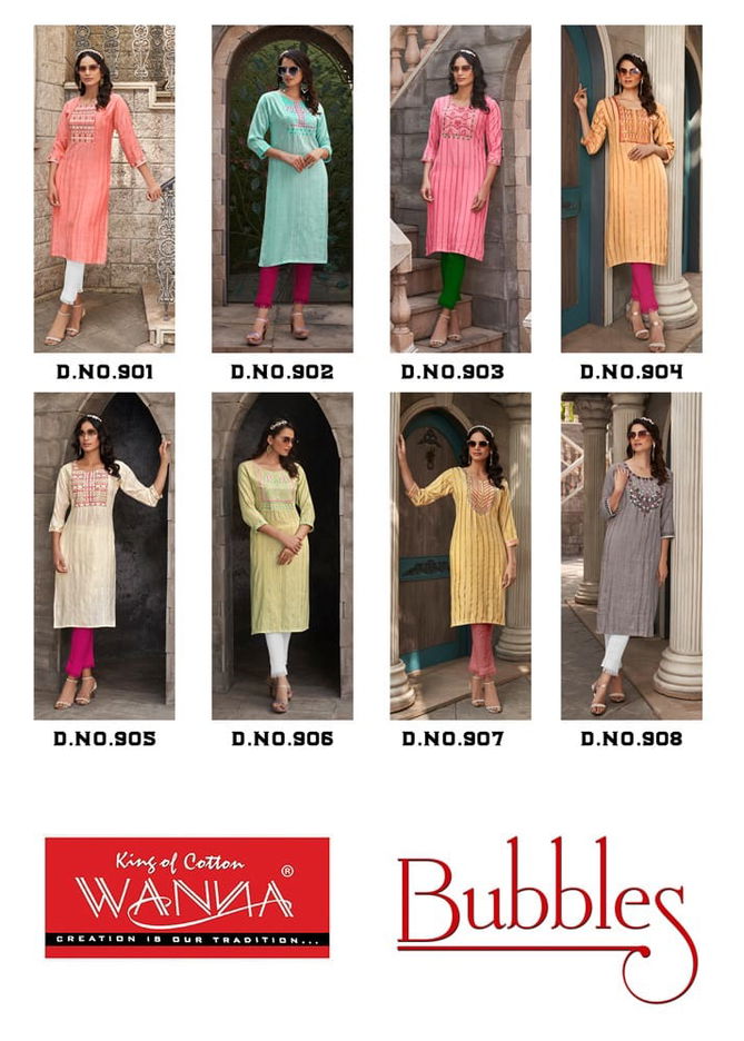 Bubbles By Wanna Fancy Designer Kurtis Catalog